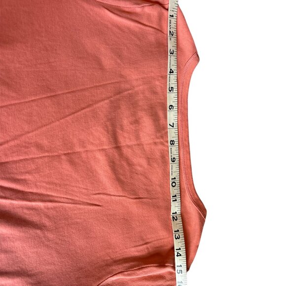 Time and True Peach Colored Women's Top Short Sleeve Size Large - Picture 5 of 6